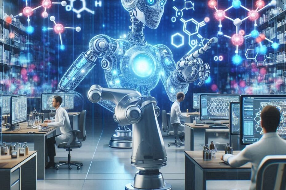 Smart Lab: Synthese ohne Mensch. Prompts: Corax Consultants LLC