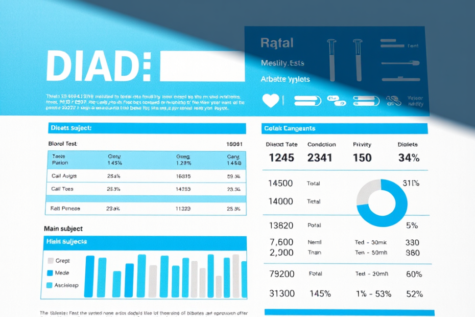 Blutwerte und Biomarker bei Diabetes. Symbolbild. Credits: LabNews Media LLC / lab-news.de