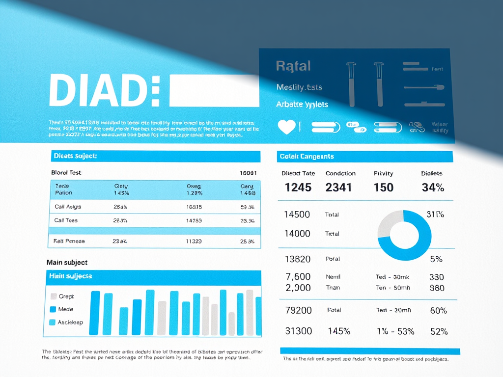 Blutwerte und Biomarker bei Diabetes. Symbolbild. Credits: LabNews Media LLC / lab-news.de