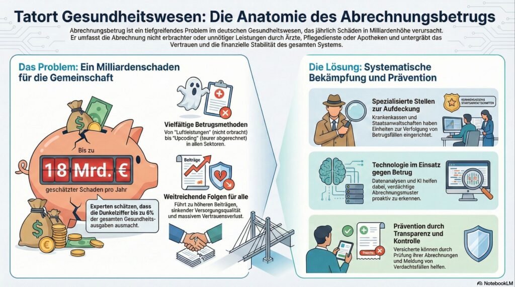 Abrechnungsbetrug im deutschen Gesundheitswesen. Credits: LabNews Media LLC