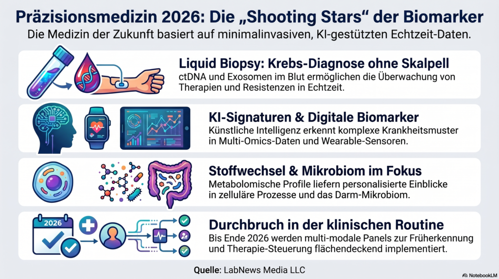 Präzisionsmedizin: Biomarker Shooting Stars 2026. Credits: LabNews Media LLC